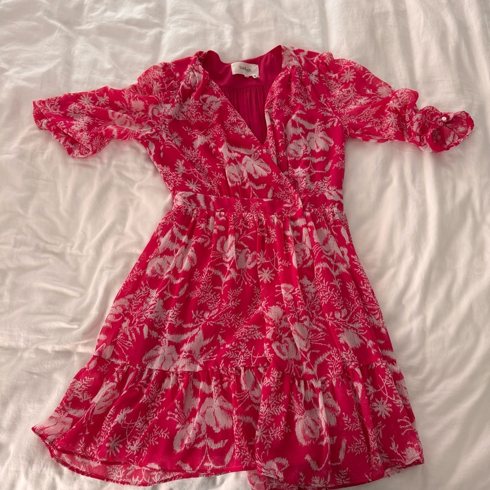 Ba&sh mini pink dress
